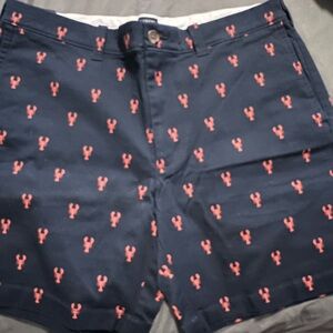 J. Crew Navy Shorts with Lobster Accents